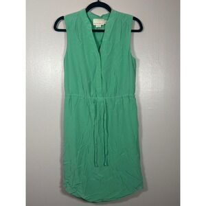 Cynthia Rowley | Dresses | Cynthia Rowley Womens Natural Linen Shimmer  Shift Dress Size 6 | Poshmark